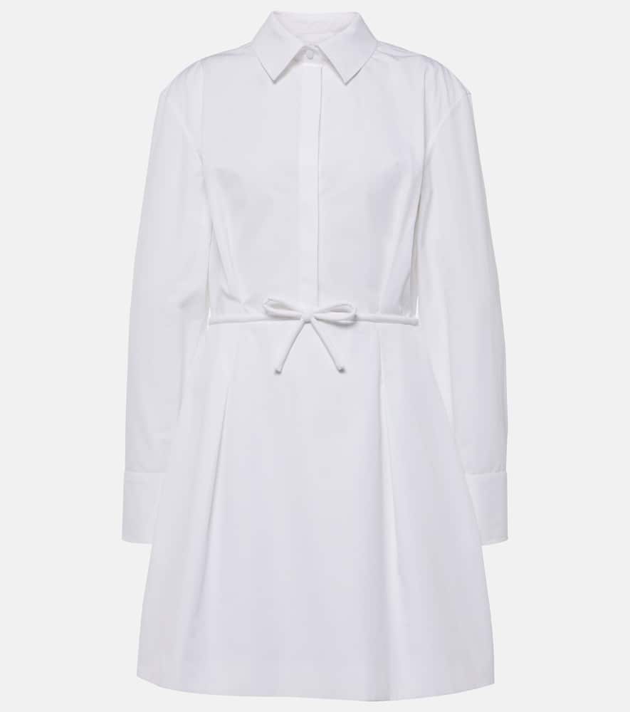 Cotton poplin shirt dress