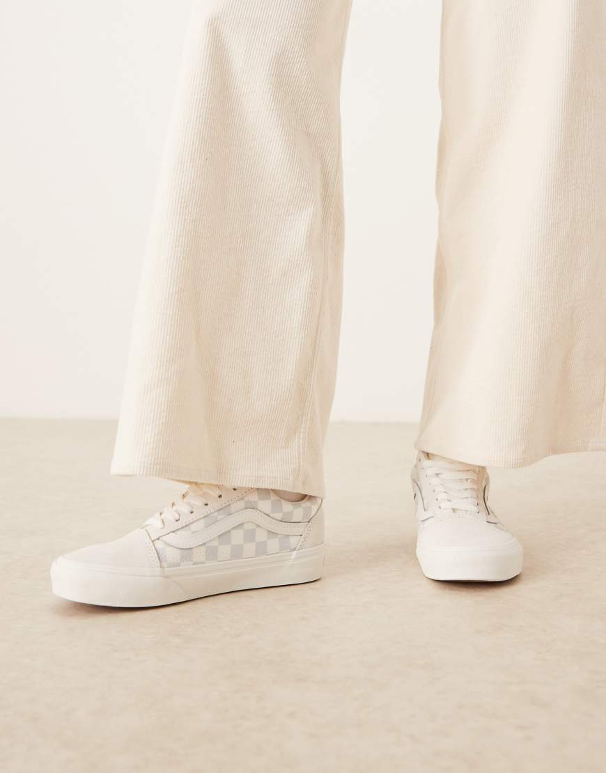 Old Skool trainers in grey and white checkerboard