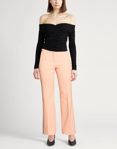 Woman Pants Apricot Size 10 Polyester, Wool, Elastane