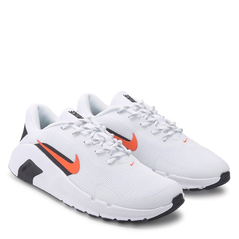 Men's Flex Train Training Shoes (White/Orange/Black)
