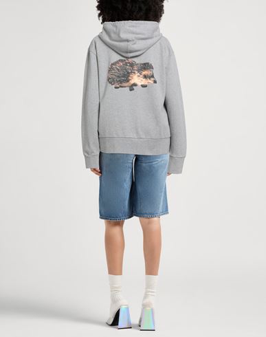Woman Sweatshirt Grey Size L Organic cotton