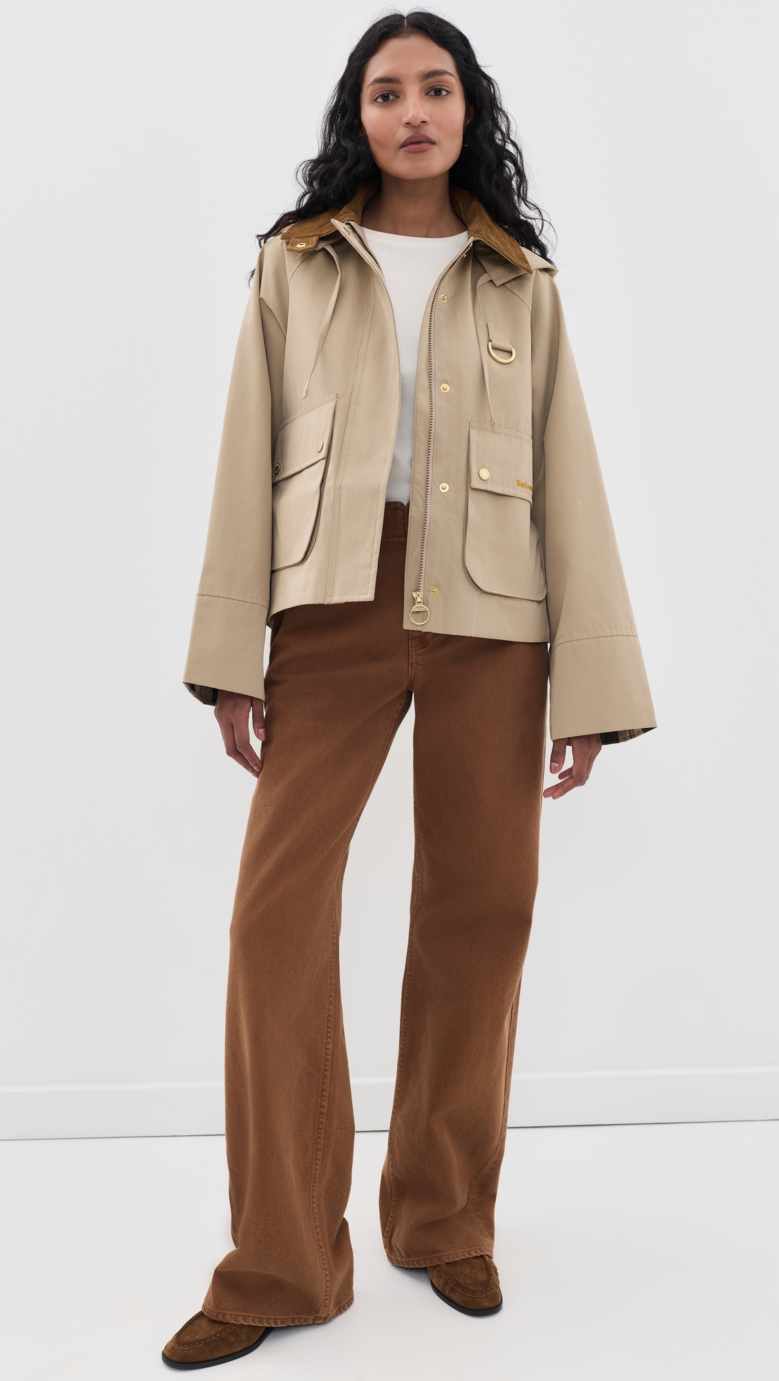Terrington Showerproof Jacket Lt Trench/Ancient