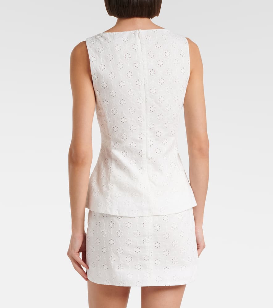 Olivia broderie anglaise top