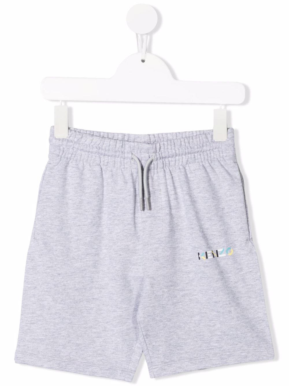 Logo-embellished jersey shorts - Grey