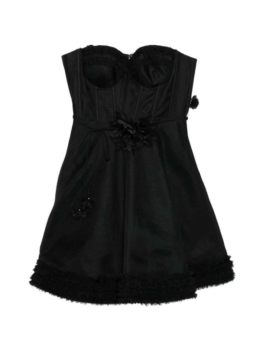 Luna linen and silk mini dress