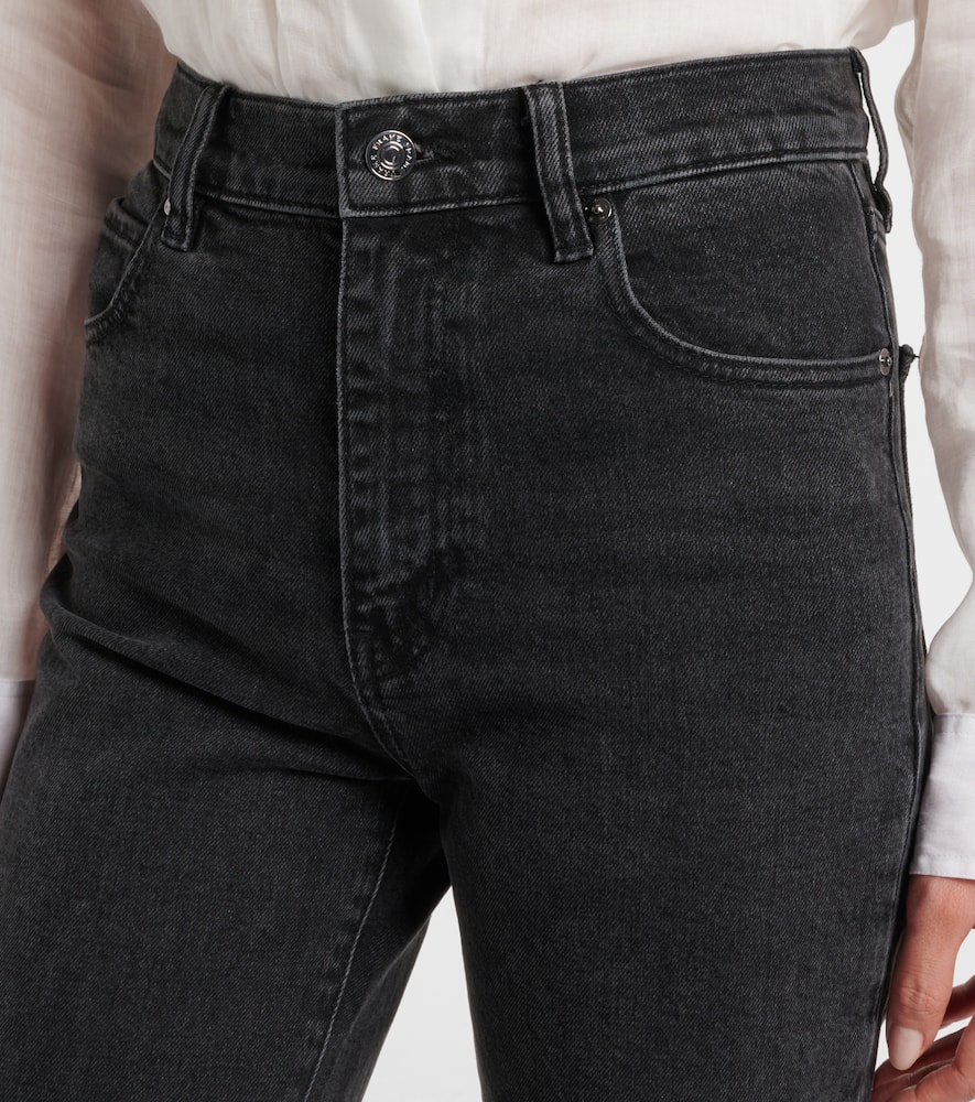 Ruler cropped straight jeans