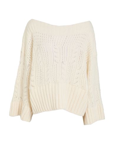 Woman Sweater Cream Size S Baby alpaca wool, Polyamide, Wool