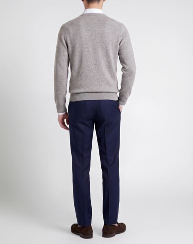 Man Sweater Light grey Size 38 Virgin Wool