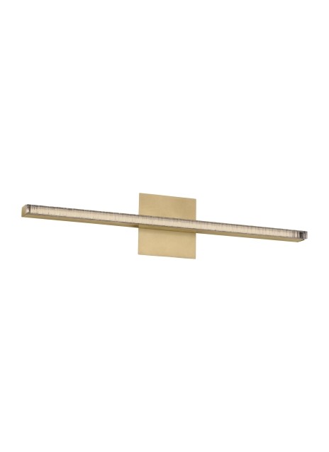 Natural Brass LED Bath Vanity from the Serre Collection