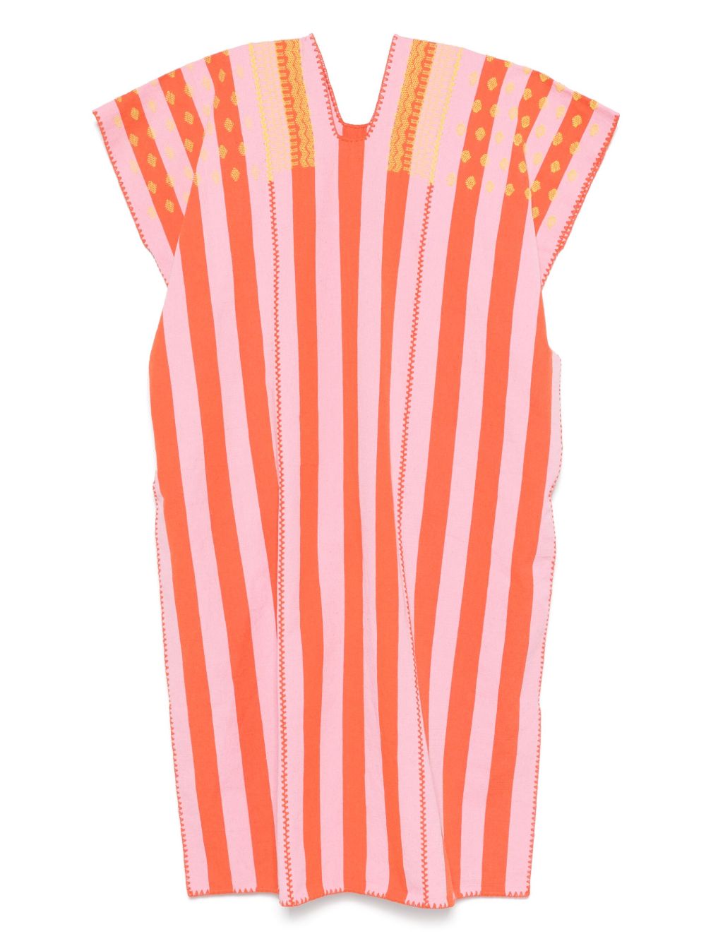 Pippa Holt striped midi dress - Orange