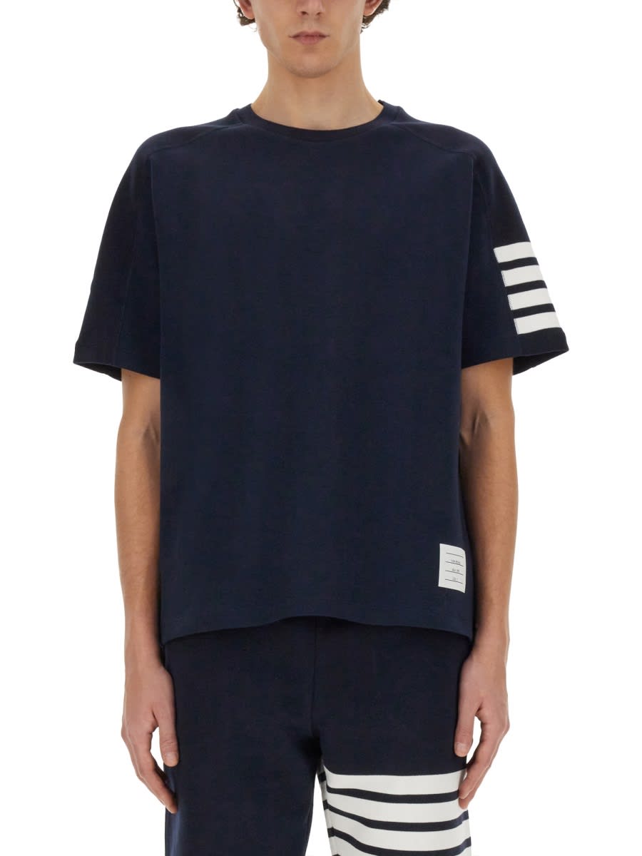 4 Bar Stripe Crewneck T-shirt