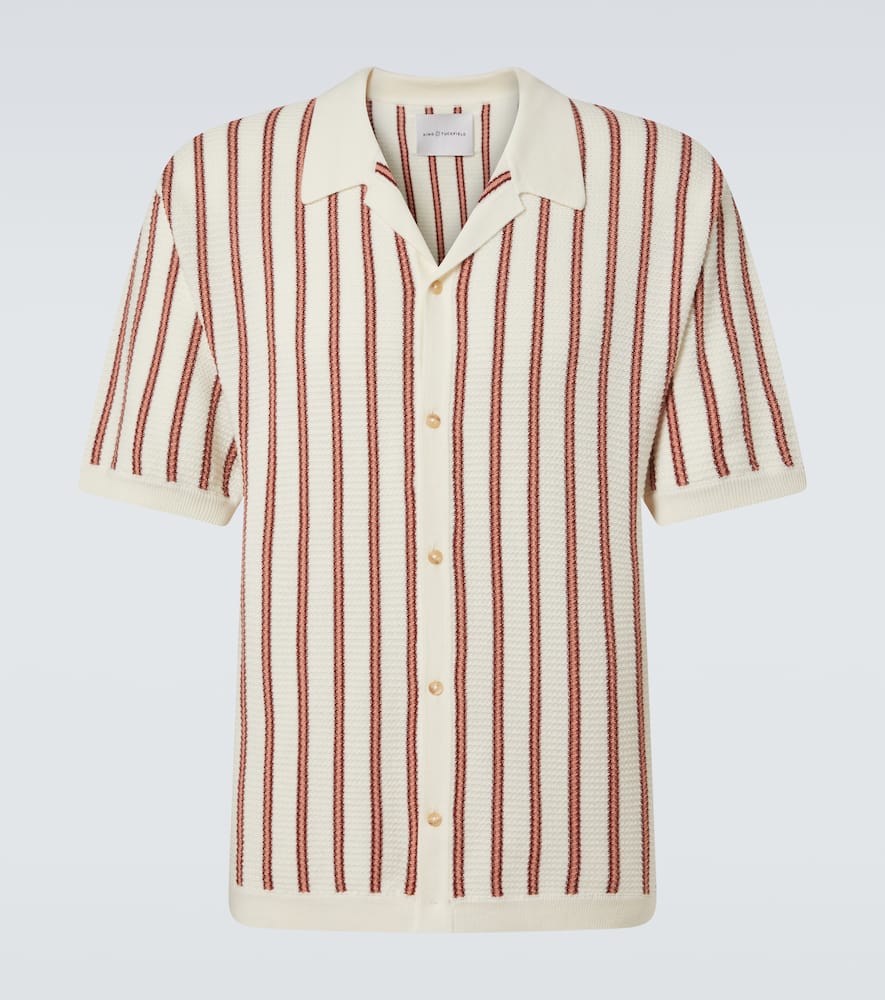 Striped wool shirt