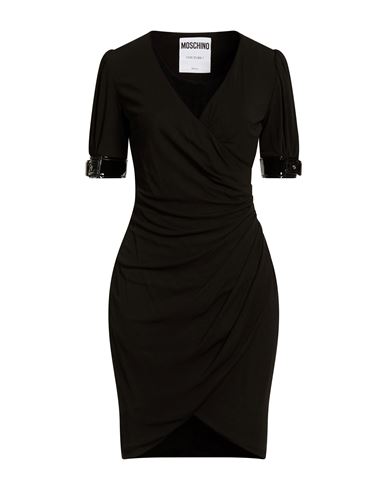 Woman Mini dress Black Size 12 Viscose