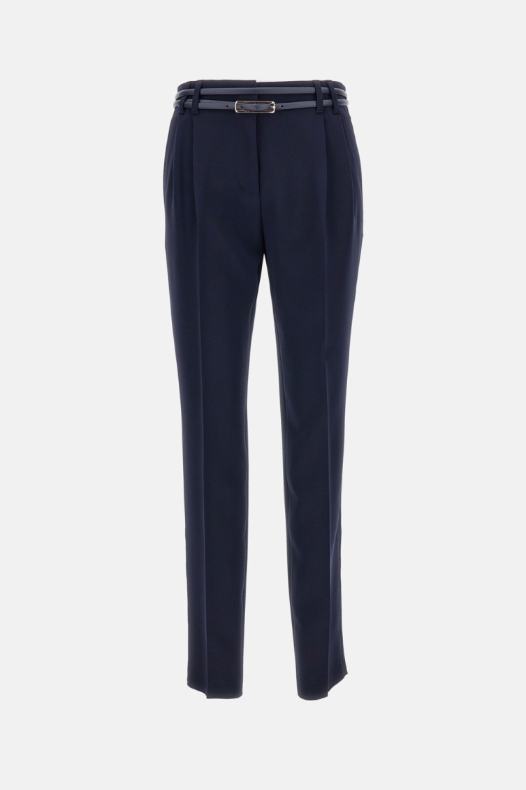 Dark Blue Straight Pant
