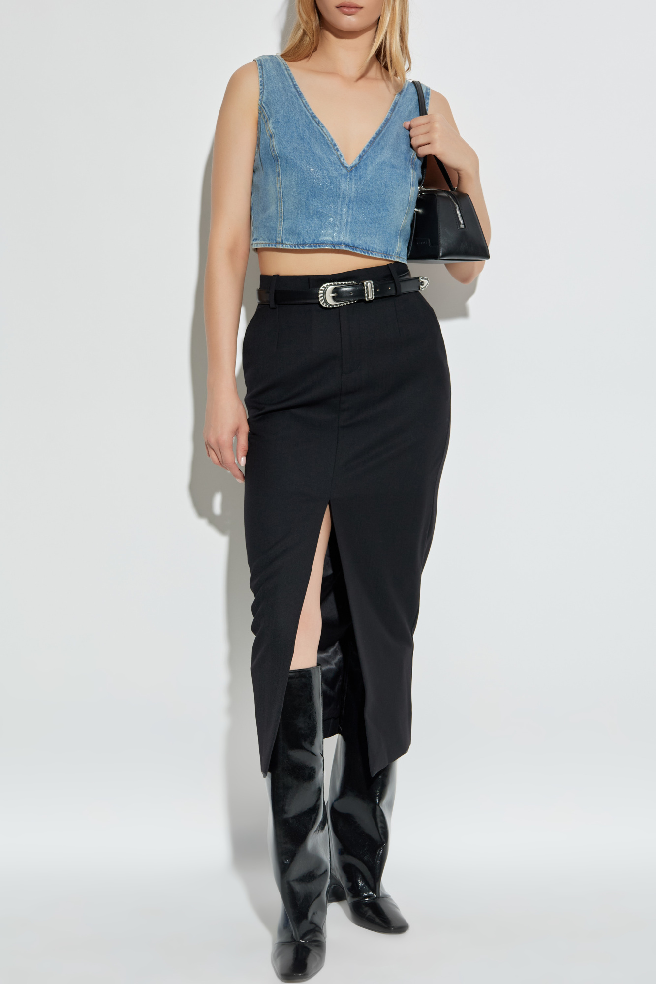 Denim Top 'Illian', Women's, Blue
