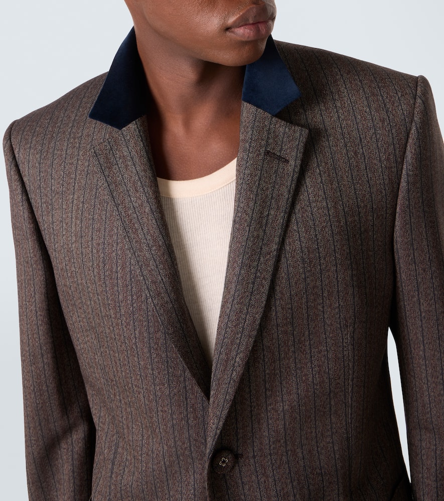 Alto pinstripe wool-blend blazer