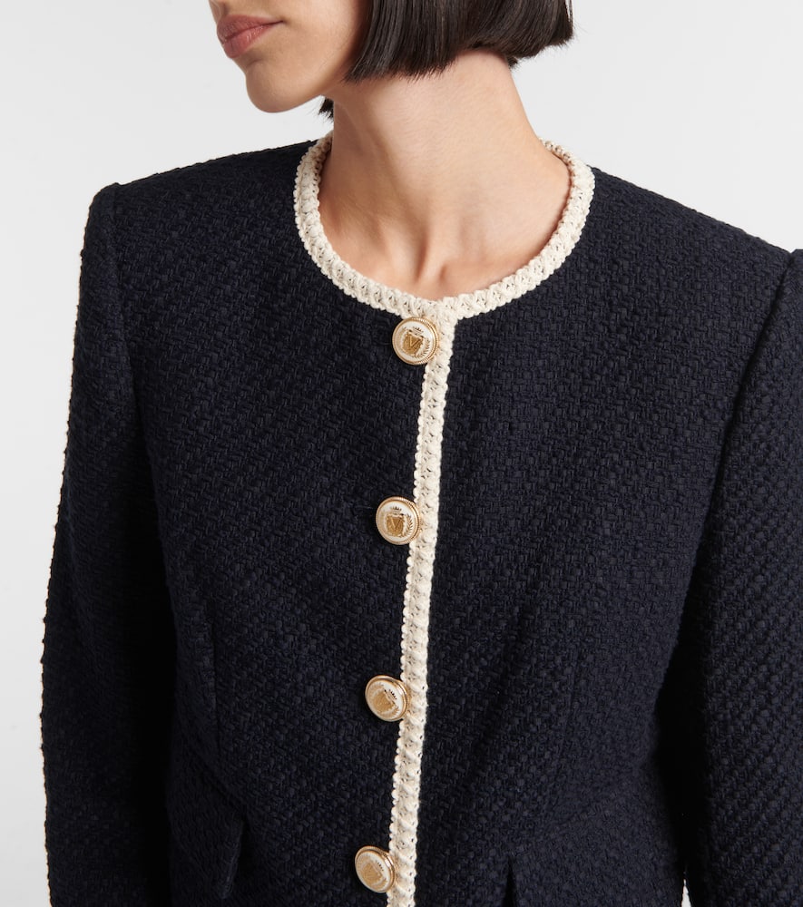 Mabel cropped tweed jacket