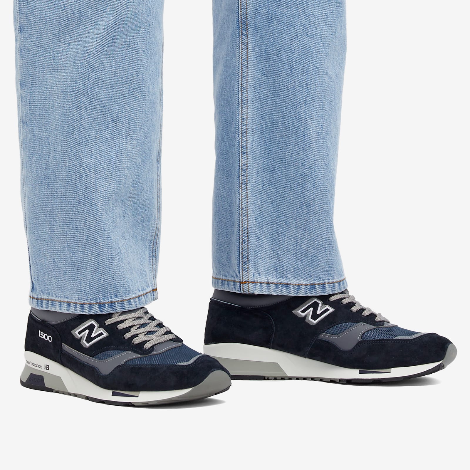 U1500PNV - Made in UK Sneakers in Navy