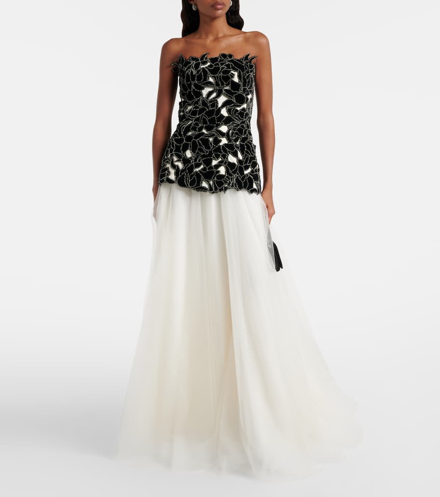 Alessi embellished tulle gown
