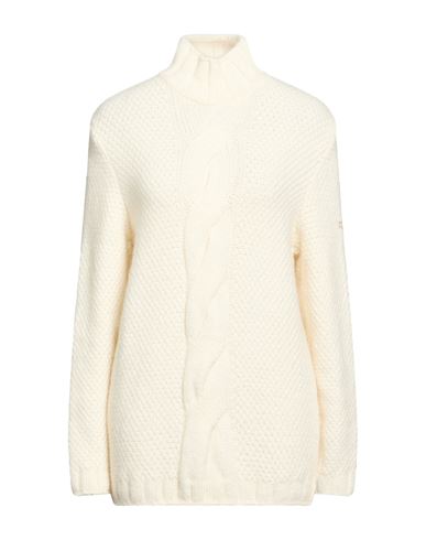 Woman Turtleneck Ivory Size 10 Mohair wool, Polyacrylic, Polyamide, Polyester