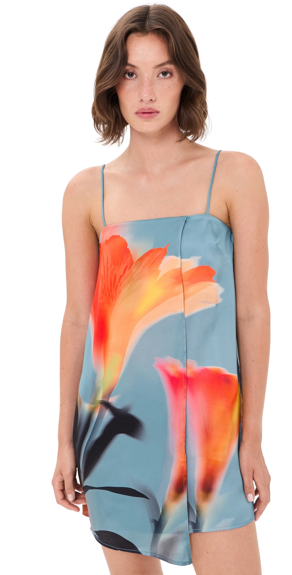 Inez Dress Fire Petal