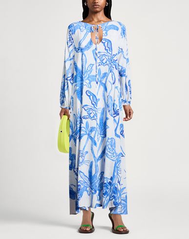 Woman Maxi dress Off white Size 10 Viscose, Elastane