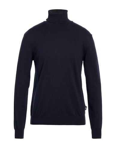 Man Turtleneck Navy Size XL Cotton, Elastane
