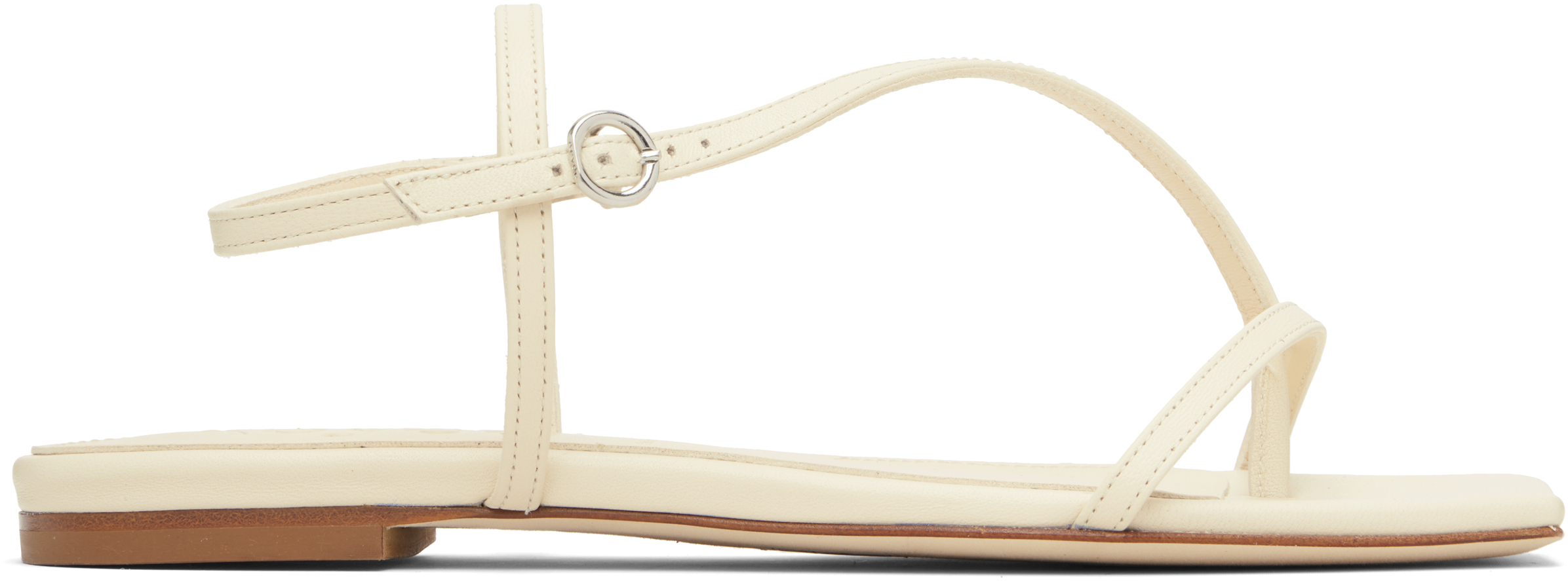 Off-White Ella Square-Toe Sandals