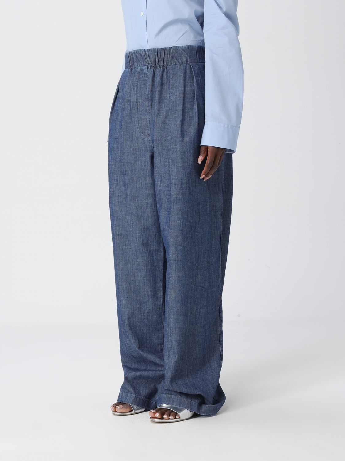 Pants Woman color Blue