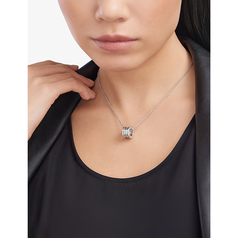 Womens Silver Save the Children B.zero1 Sterling-silver Pendant Necklace 