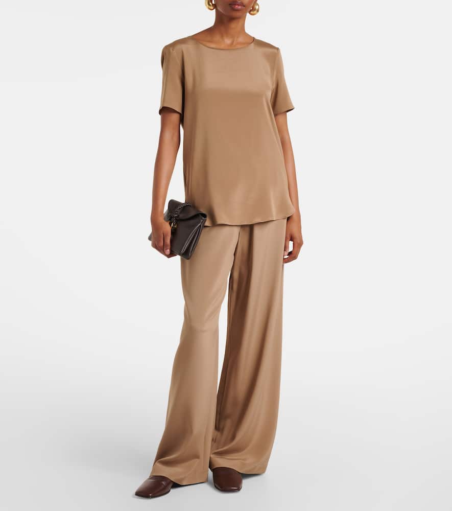 Aris silk-blend T-shirt