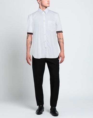 Man Shirt White Size 15 Cotton, Elastane, Polyester