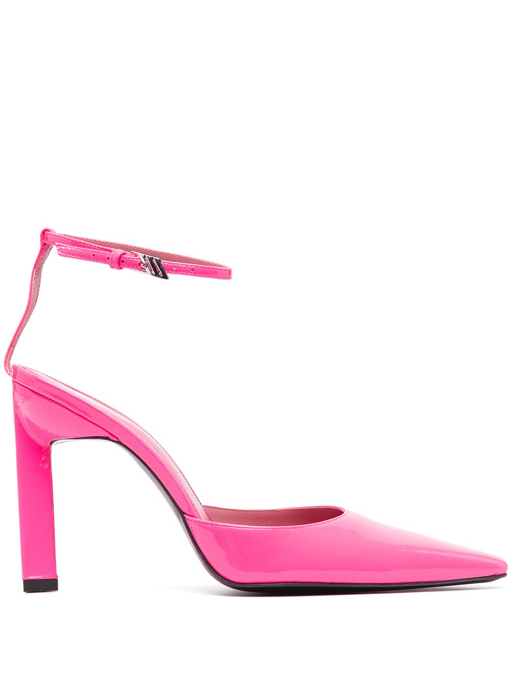 Amber ankle-strap pumps - Pink