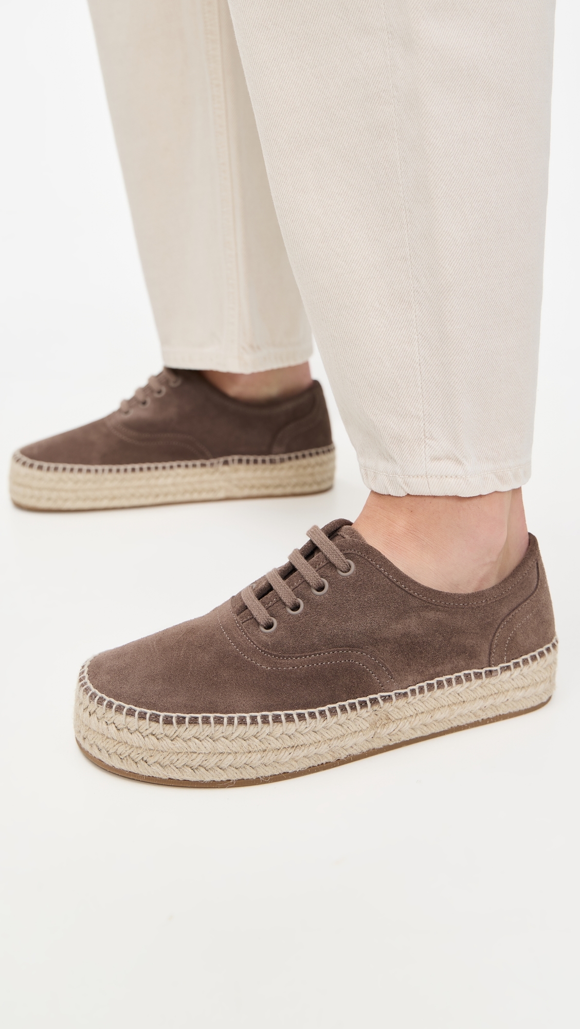 제이 더블유 앤더슨 여성 Laced-up Espadrilles Taupe