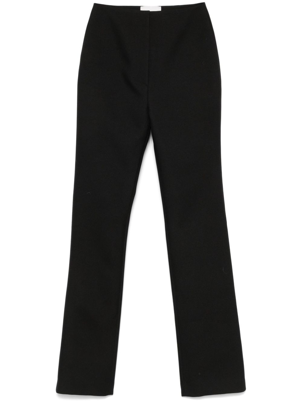 Slim-cut tailored trousers - Black