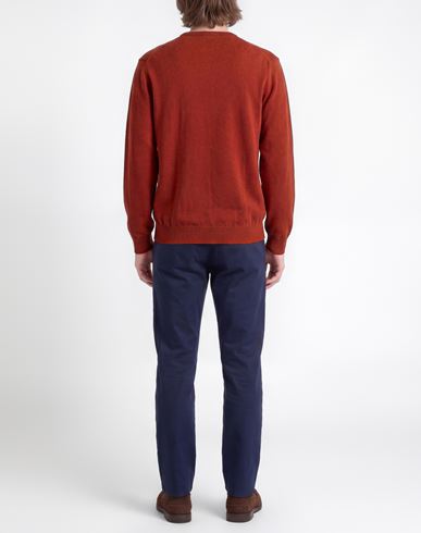 Man Sweater Brown Size S Lambswool