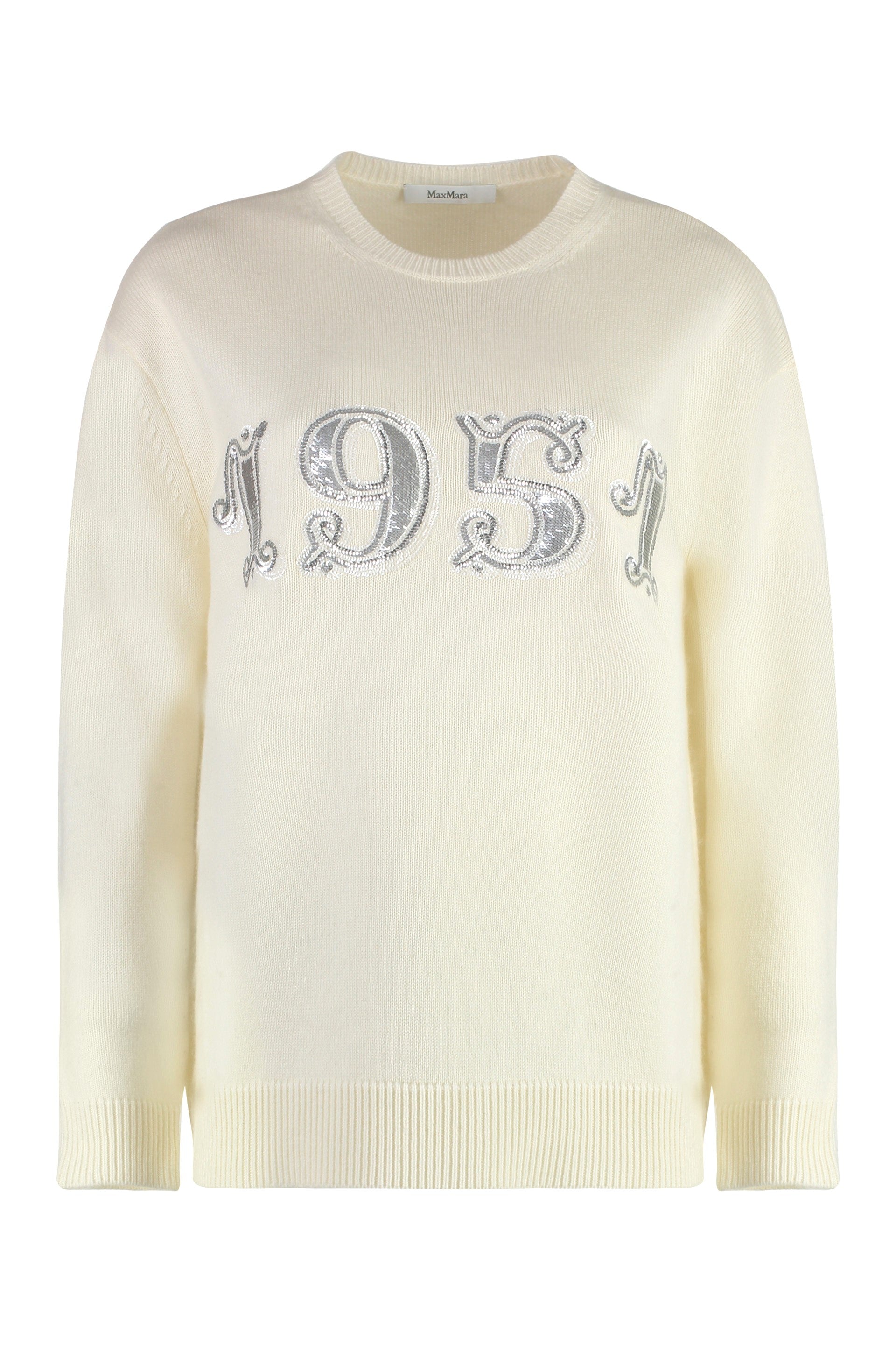 Plata Embellished Wool and Cashmere Sweater