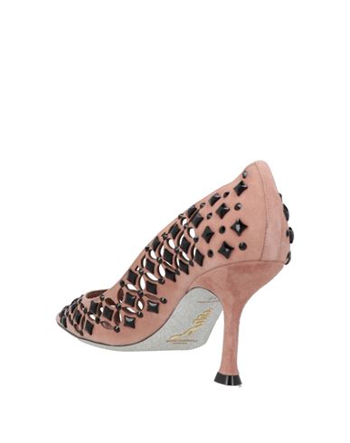 Rene' Caovilla Woman Pumps Antique rose Size 9 Leather