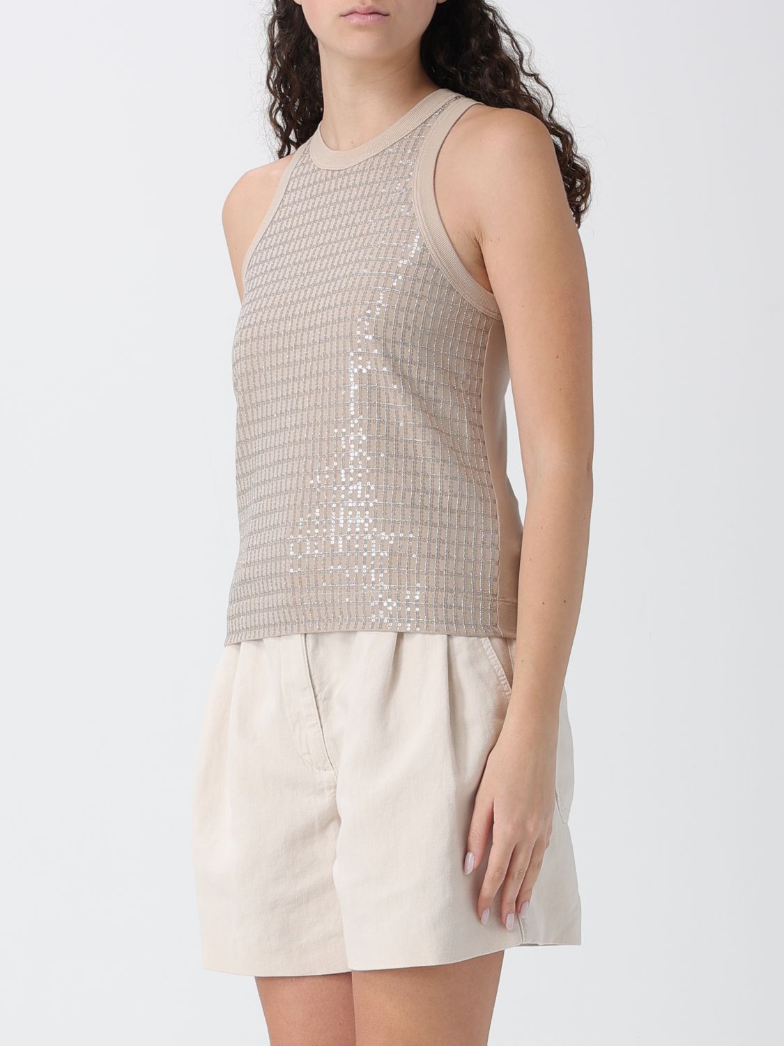 Top Woman color Beige