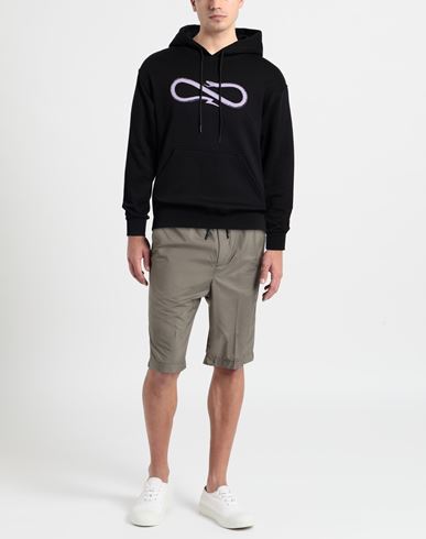 Man Sweatshirt Black Size S Cotton