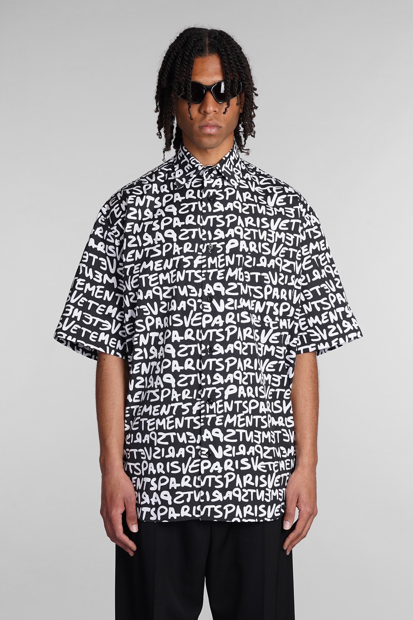 Shirt In Black Cotton