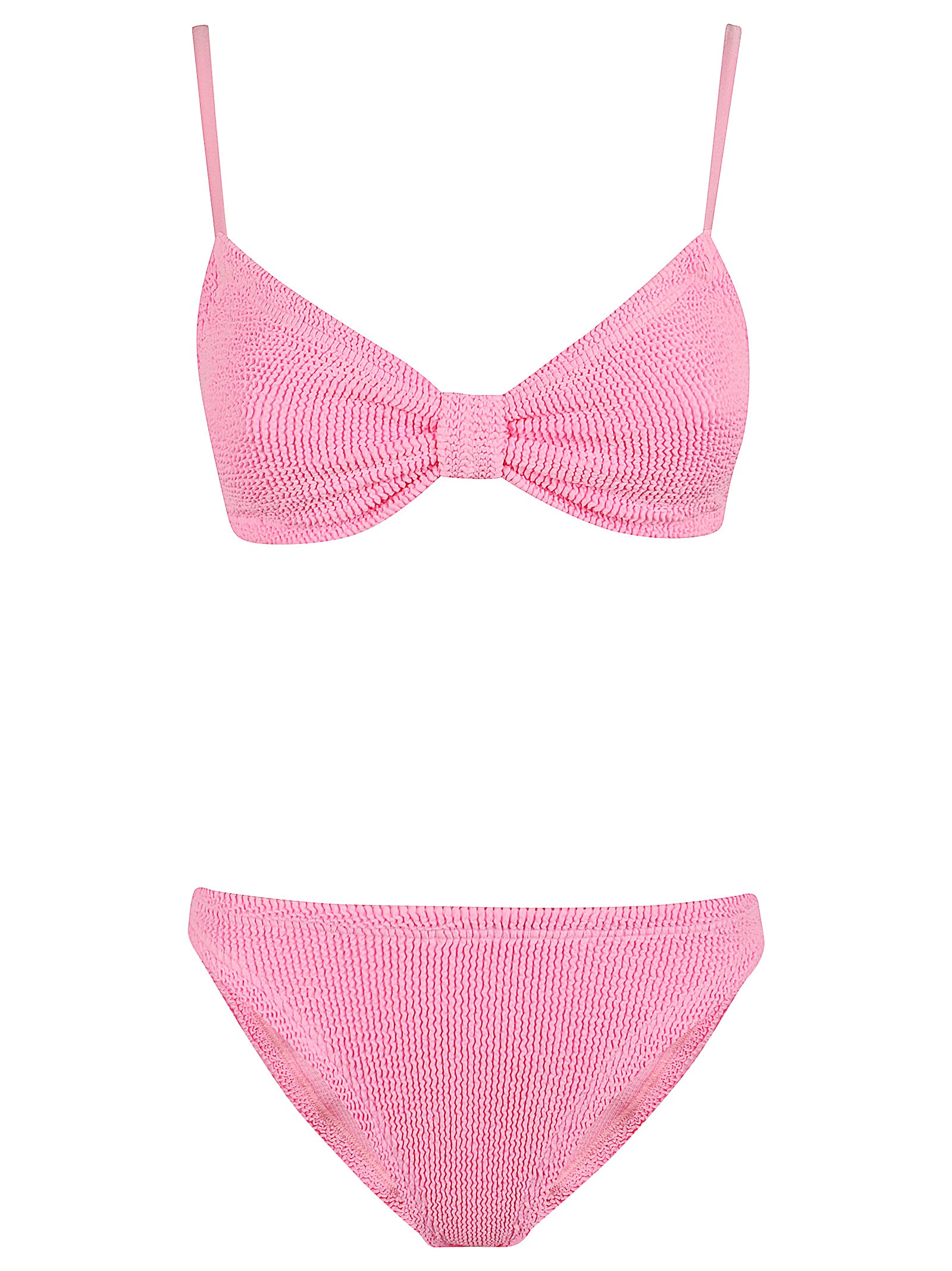Alicia Honeycomb Textured Stretch-Fabric Bikini