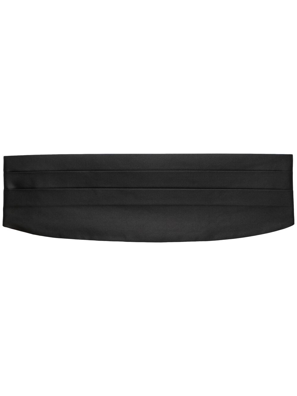 Pleated tuxedo belt - Black