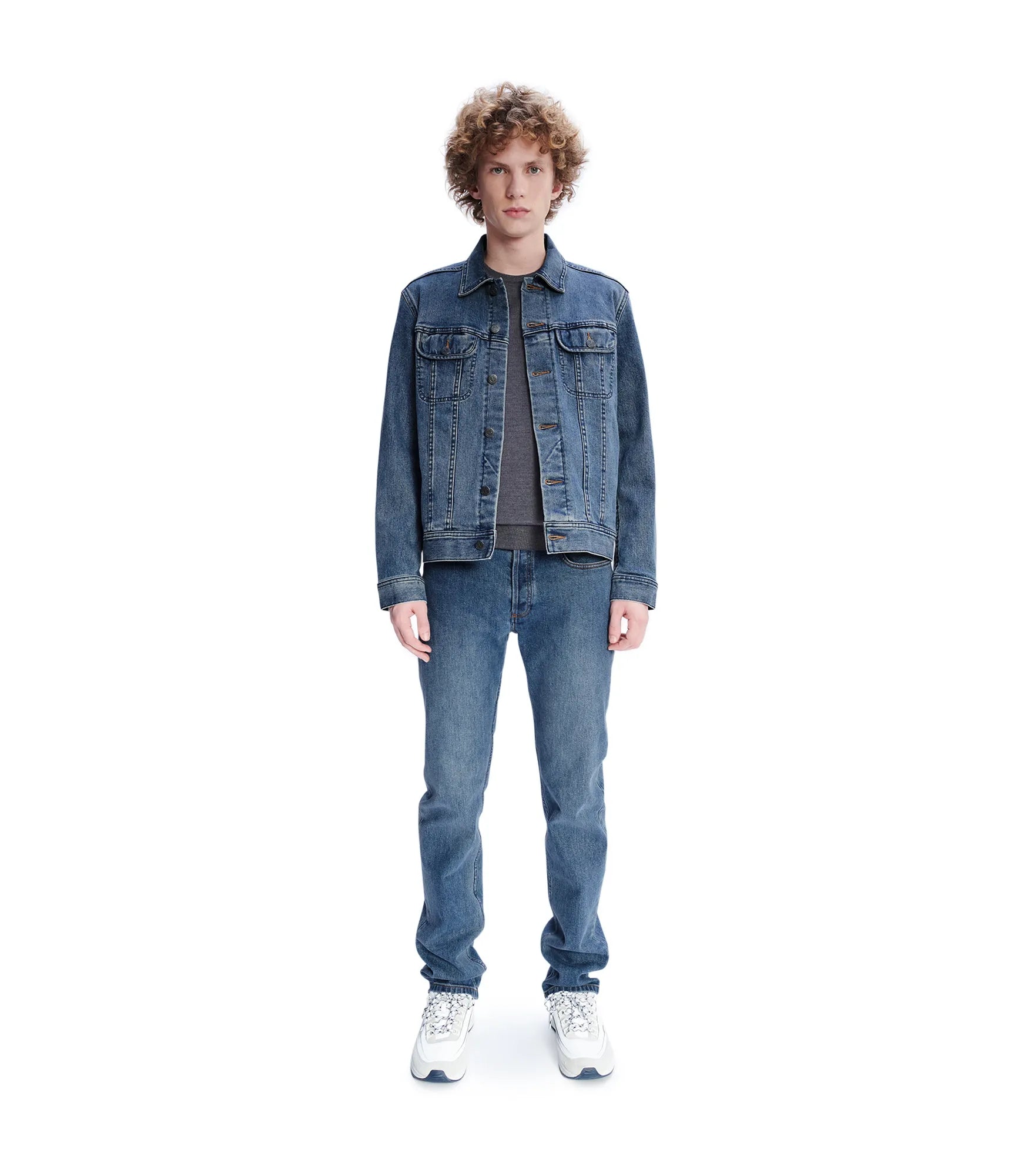 Jean US jacket IAI - Stonewashed Indigo