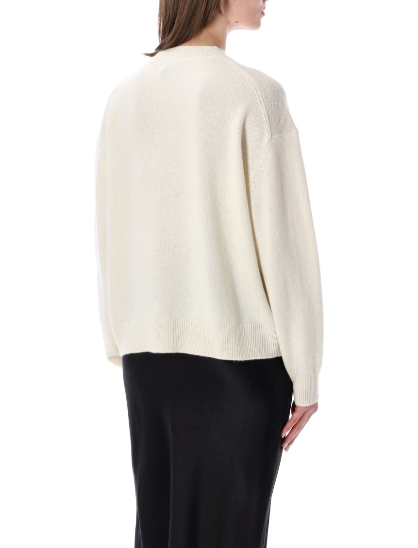 Anine Bing - cashmere crewneck knit boxy fit