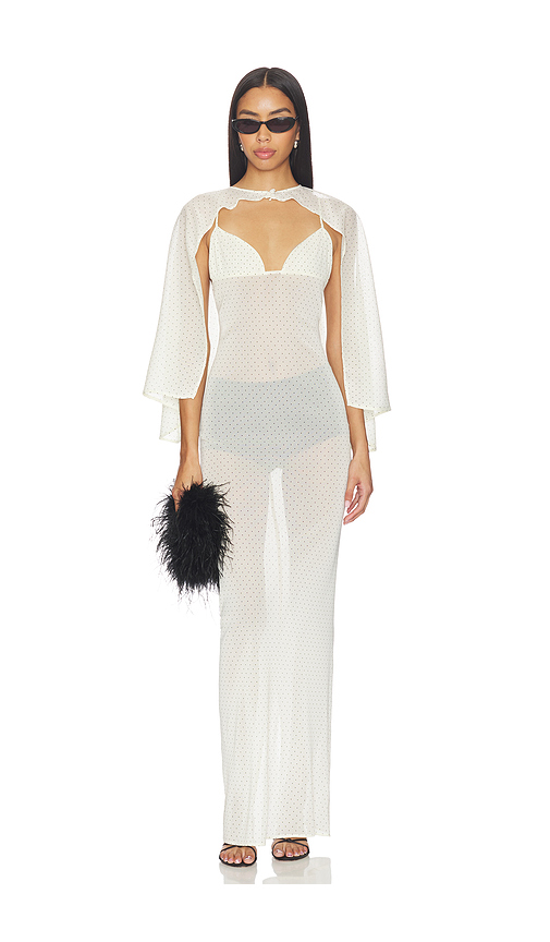 Zuleyha Kuru Amaris Dress in Cream. 36. Also