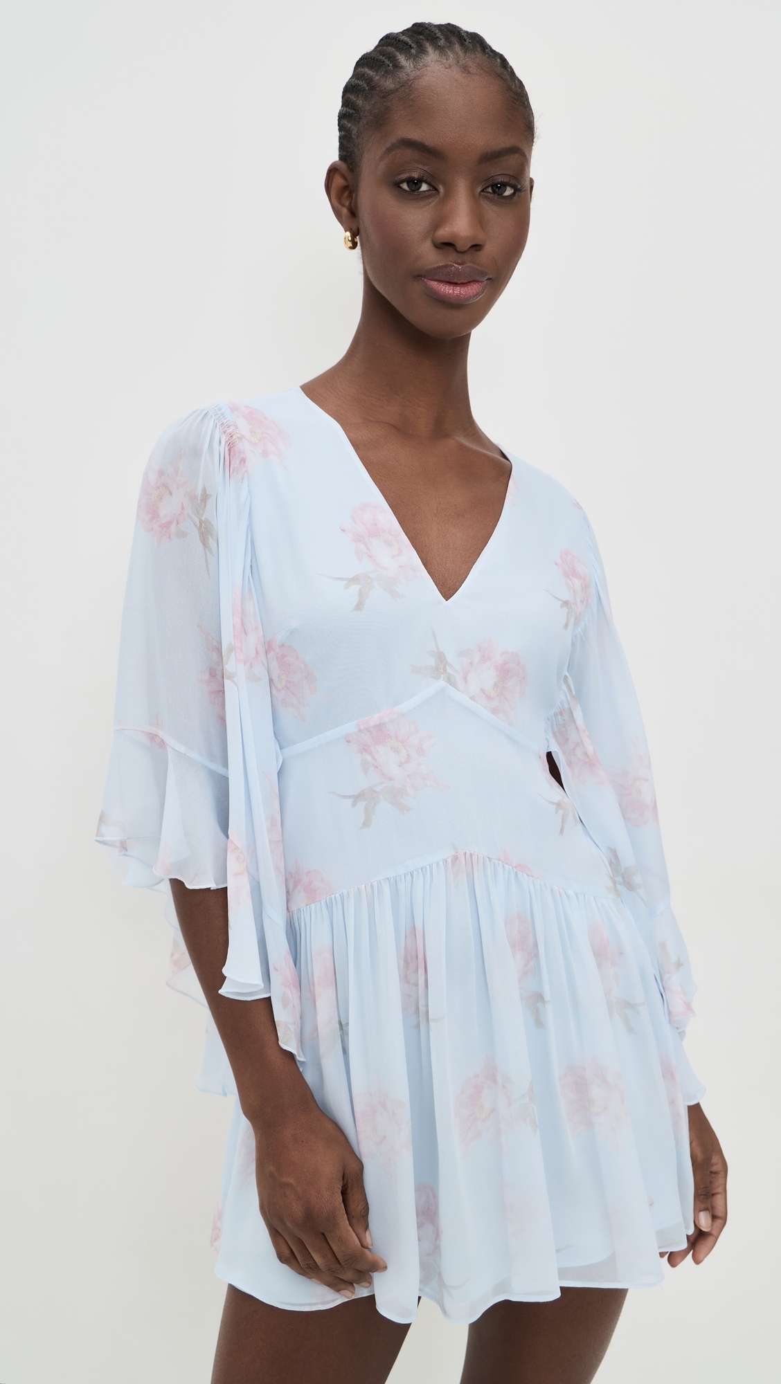 Auralie Dress Blue Roan