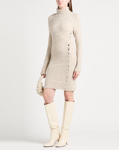 Isabel Marant Woman Mini dress Beige Size 6 Polyamide, Acrylic, Alpaca wool, Wool, Elastane