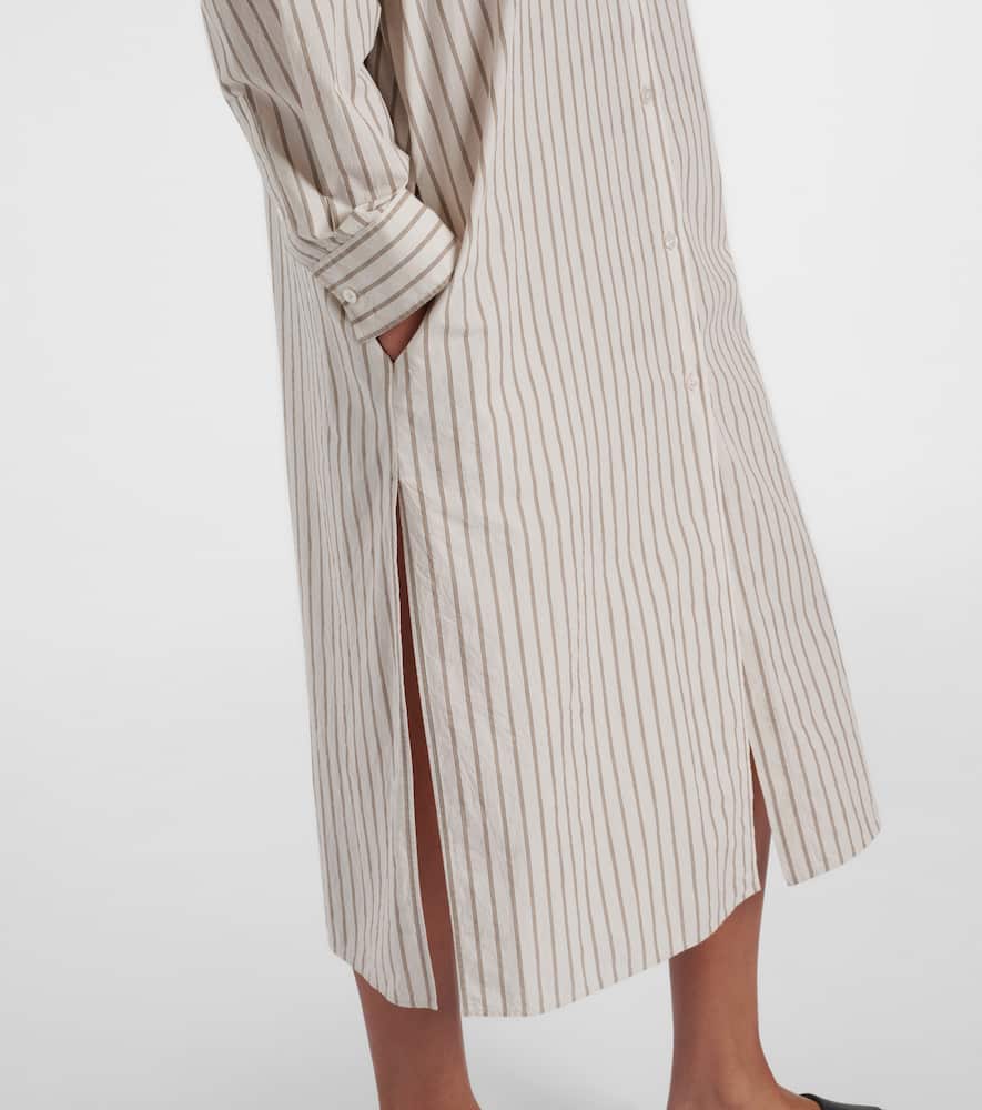 Chihiro striped cotton shirt dress