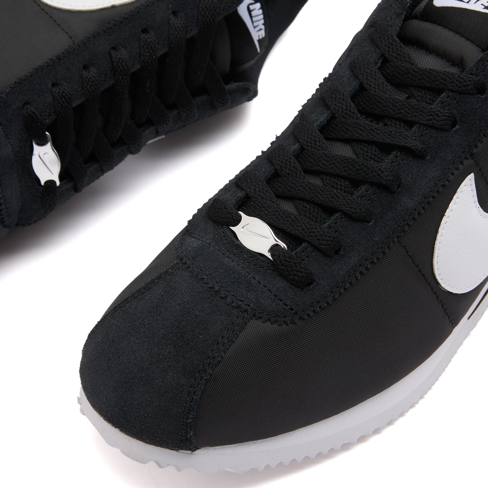 Men's Cortez Txt Sneaker Black/White